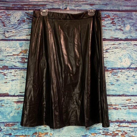 Mila & Milan Faux Leather Skirt - Picture 1 of 4